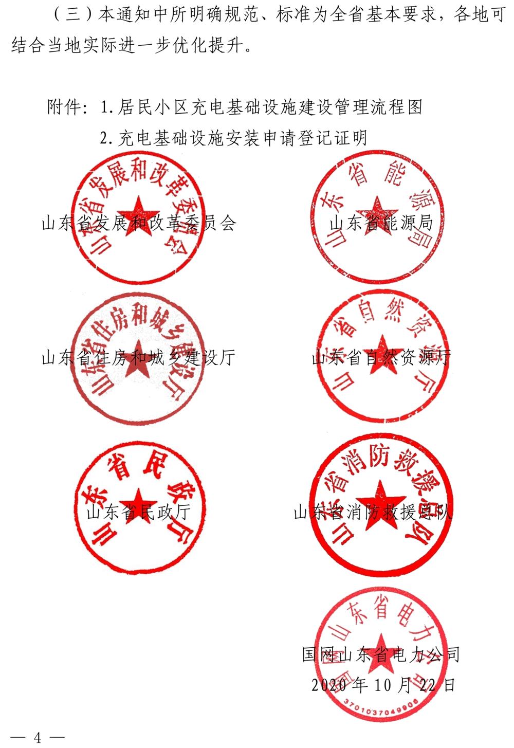 山東：關于加強和規(guī)范我省居民小區(qū)電動汽車充電基礎設施建設的通知》（魯發(fā)改能源〔2020〕1254號）(圖4)