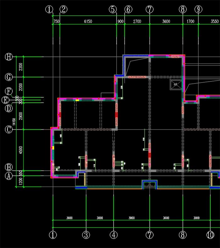 施工圖欣賞：上海富凝裝配式建筑BIM正向拆分設(shè)計(jì)(圖6)